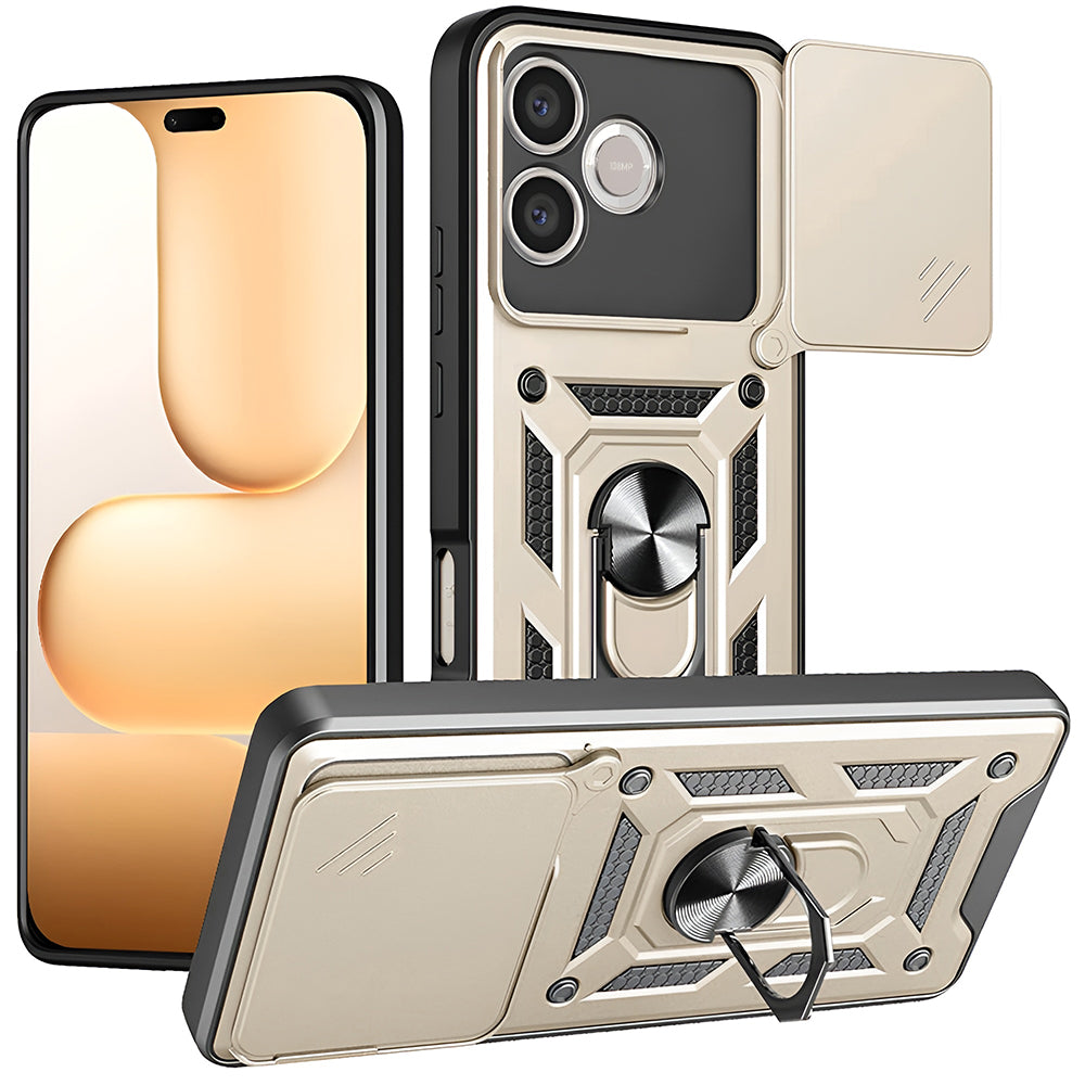 Husa de protectie Techsuit CamShield Series compatibil cu Honor 600 Lite, Auriu