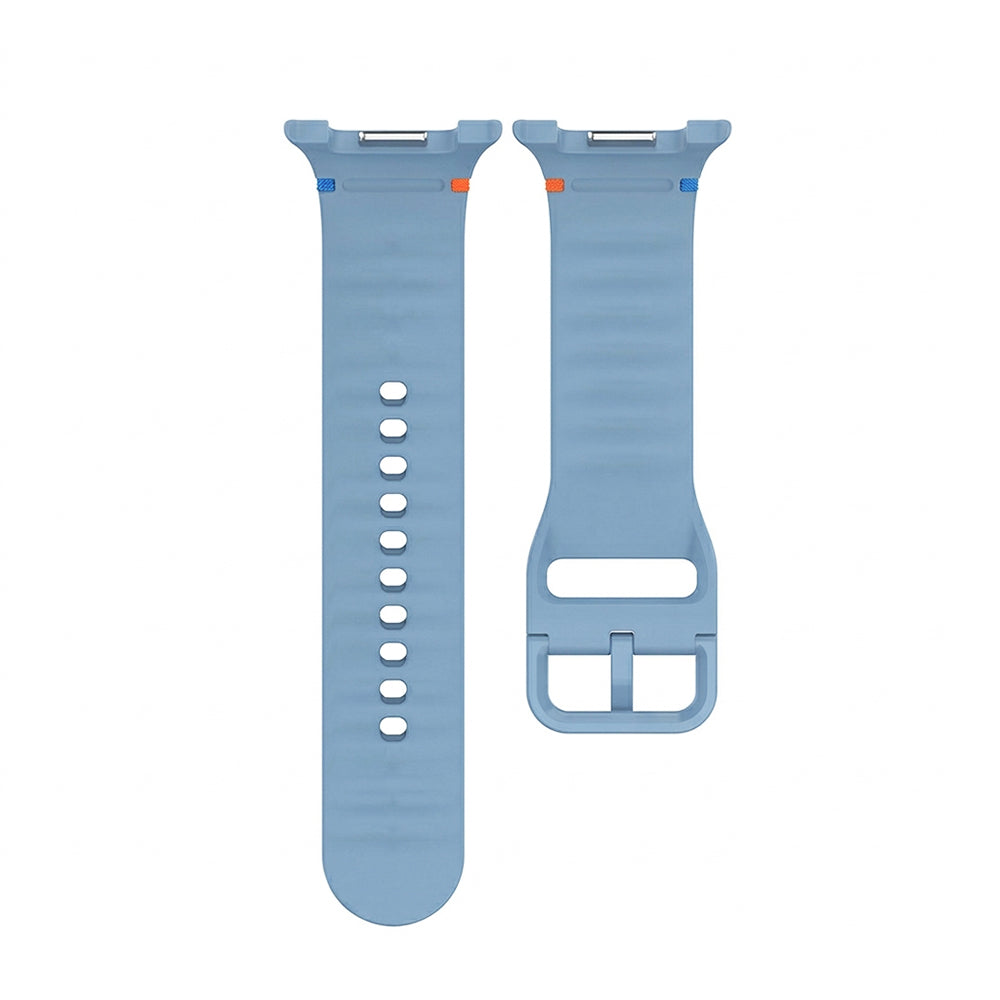 Curea smartwatch Techsuit Watchband (W079) compatibil cu Samsung Galaxy Watch8 40mm/Watch8 44mm/Watch8 Classic, Albastru Depths