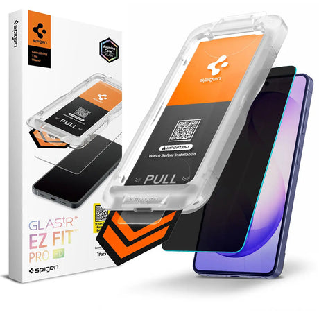 Folie de protectie Spigen Glas.tR EZ-FIT Pro HD (AGL11087) compatibil cu Samsung Galaxy S26 Plus, Privacy