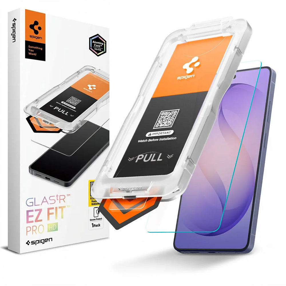 Folie de protectie Spigen Glas.tR EZ-FIT Pro HD (AGL11074) compatibil cu Samsung Galaxy S26 Ultra, Transparent