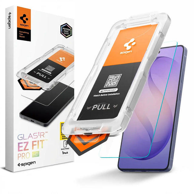 Folie de protectie Spigen Glas.tR EZ-FIT Pro HD (AGL11074) compatibil cu Samsung Galaxy S26 Ultra, Transparent