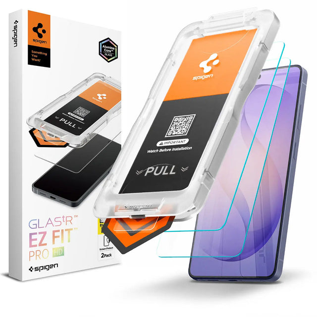 Folie de protectie Spigen (set de 2) Glas.tR EZ-FIT Pro HD (AGL11072) compatibil cu Samsung Galaxy S26 Ultra, Transparent