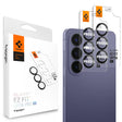 Folie de protectie Spigen (set de 2) Optik.tR EZ Fit Pro HD Camera Glass (AGL11088) compatibil cu Samsung Galaxy S26 Plus, Negru