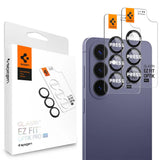 Folie de protectie Spigen (set de 2) Optik.tR EZ Fit Pro HD Camera Glass (AGL11099) compatibil cu Samsung Galaxy S26, Negru