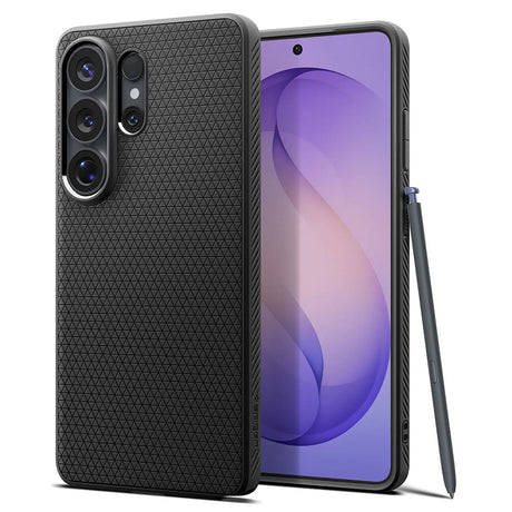 Husa de protectie Spigen Liquid Air (ACS10670) compatibil cu Samsung Galaxy S26 Ultra, Negru Mat