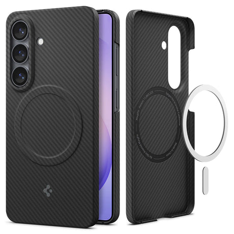 Husa de protectie Spigen Air Skin Aramid MagFit compatibil cu Samsung Galaxy S26, Negru