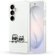 Husa de protectie Karl Lagerfeld IML K&C Peekaboo Logo MagSafe (KLHMS26S6HPKACH) compatibil cu Samsung Galaxy S26, Alb
