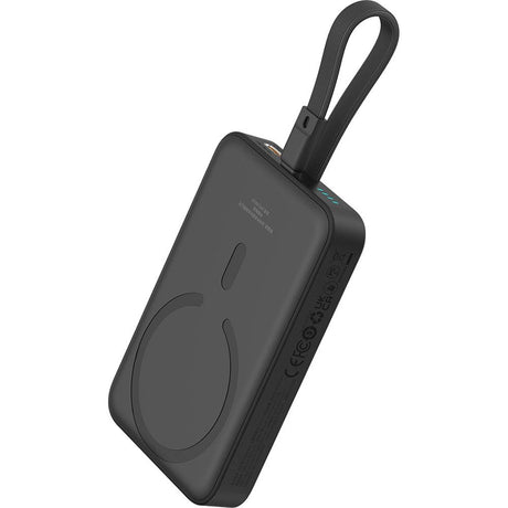 Baterie externa Baseus Magnetic Mini (P10022109113-00), MagSafe, USB-C, Lightning, 10000mAh, 20W, Negru