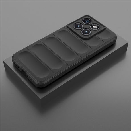 Husa de protectie Techsuit Magic Shield compatibil cu Motorola Edge 70 Fusion, Negru