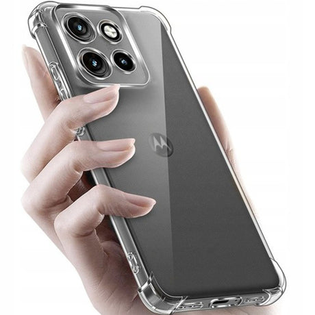 Husa de protectie Techsuit Shockproof Clear Silicone compatibil cu Motorola Edge 70 Fusion, Transparent