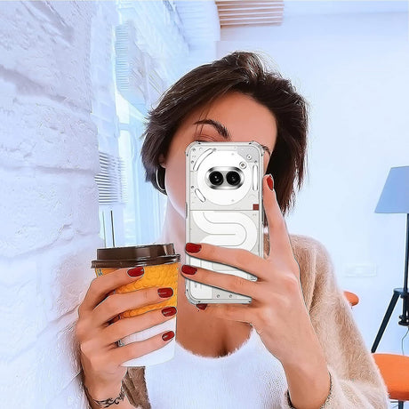 Husa de protectie Techsuit Shockproof Clear Silicone compatibil cu Nothing Phone (4a) Pro, Transparent