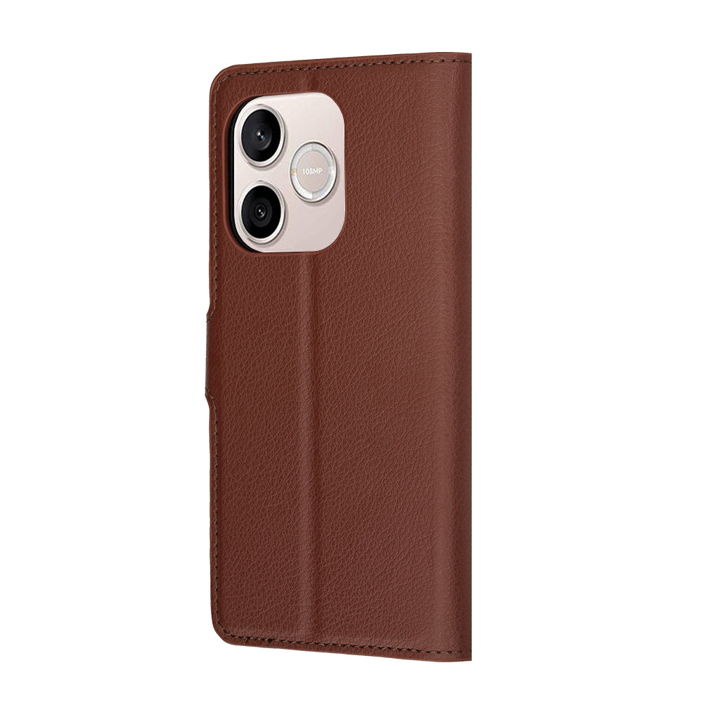 Husa de protectie Techsuit Leather Folio compatibil cu Honor 600 Lite, Maro