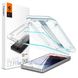 Folie de protectie Spigen (set de 2) Glas.tR EZ-FIT HD (AGL09082) compatibil cu Samsung Galaxy S25 Ultra, Transparent