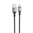 Cablu Borofone (BX83), USB to Type-C, Silicone, Universal, 3A, 1m, Negru