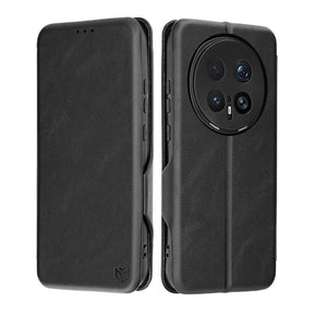 Husa de protectie Techsuit Safe Wallet Plus compatibil cu Honor Magic8 Pro, Negru
