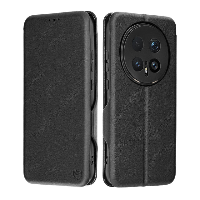 Husa de protectie Techsuit Safe Wallet Plus compatibil cu Honor Magic8 Pro, Negru