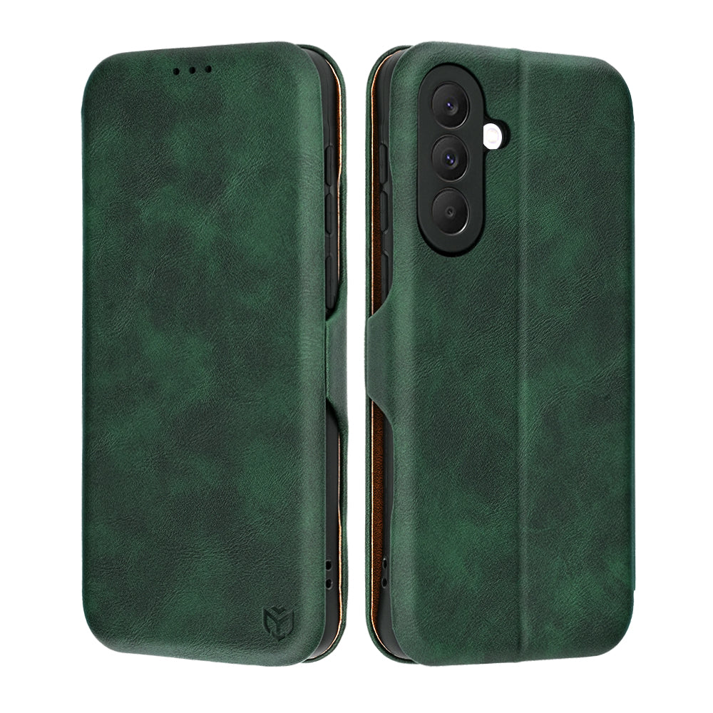 Husa de protectie Techsuit Safe Wallet Plus compatibil cu Samsung Galaxy A37 5G / A36 5G, Verde