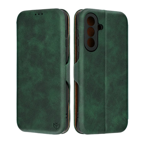 Husa de protectie Techsuit Safe Wallet Plus compatibil cu Samsung Galaxy A37 5G / A36 5G, Verde
