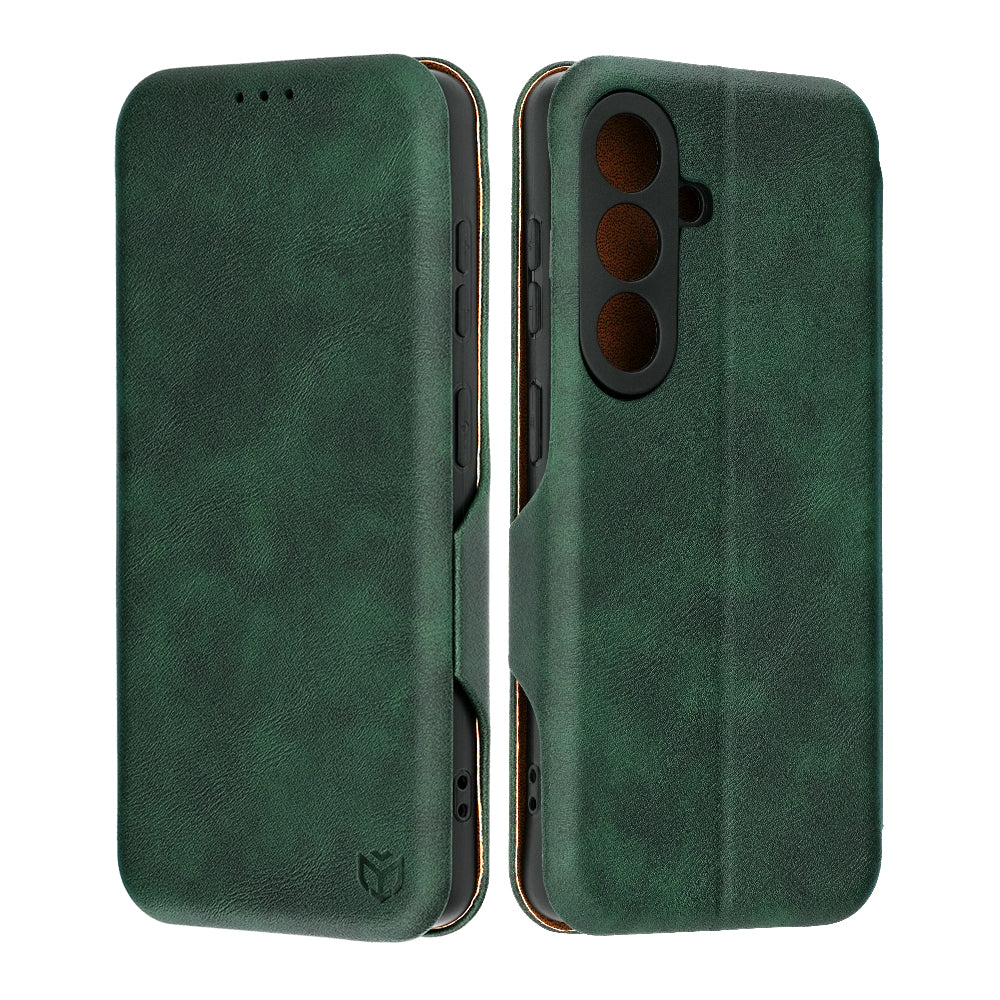 Husa de protectie Techsuit Safe Wallet Plus compatibil cu Samsung Galaxy S26 Plus, Verde