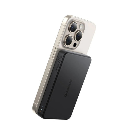 Baterie externa Baseus Airpow II (P10080000123-00), Magnetic, Qi2 Technology, 22.5W, 10000mAh, Negru