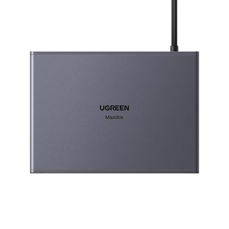 Hub/Dock Ugreen Docking Station U712 10in1 (75795F), Fast Charging, 2x Thunderbolt 5, 3x USB, RJ45, DP, SD/TF, 8K@60Hz, 120Gbps, Gri