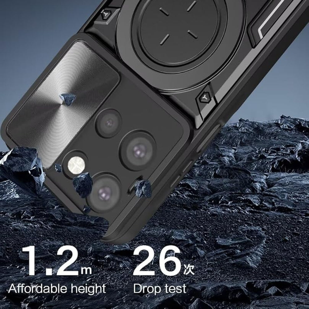 Husa de protectie Techsuit CamGuard Pro compatibil cu Motorola Edge 70 Fusion, Albastru