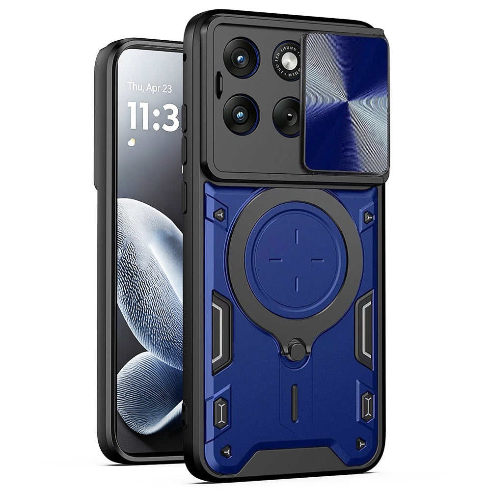 Husa de protectie Techsuit CamGuard Pro compatibil cu Motorola Edge 70 Fusion, Albastru