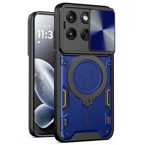 Husa de protectie Techsuit CamGuard Pro compatibil cu Motorola Edge 70 Fusion, Albastru