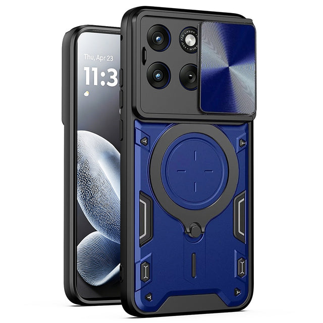 Husa de protectie Techsuit CamGuard Pro compatibil cu Motorola Edge 70 Fusion, Albastru