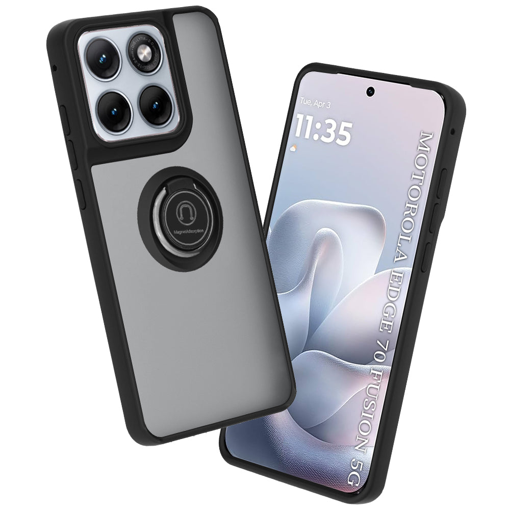 Husa de protectie Techsuit Glinth compatibil cu Motorola Edge 70 Fusion, Negru