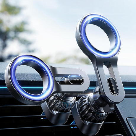 Suport Lisen (YL0224050011), Magnetic for Air Vent, 360° Rotation, Secure Fit, Magnetic Grip, Negru