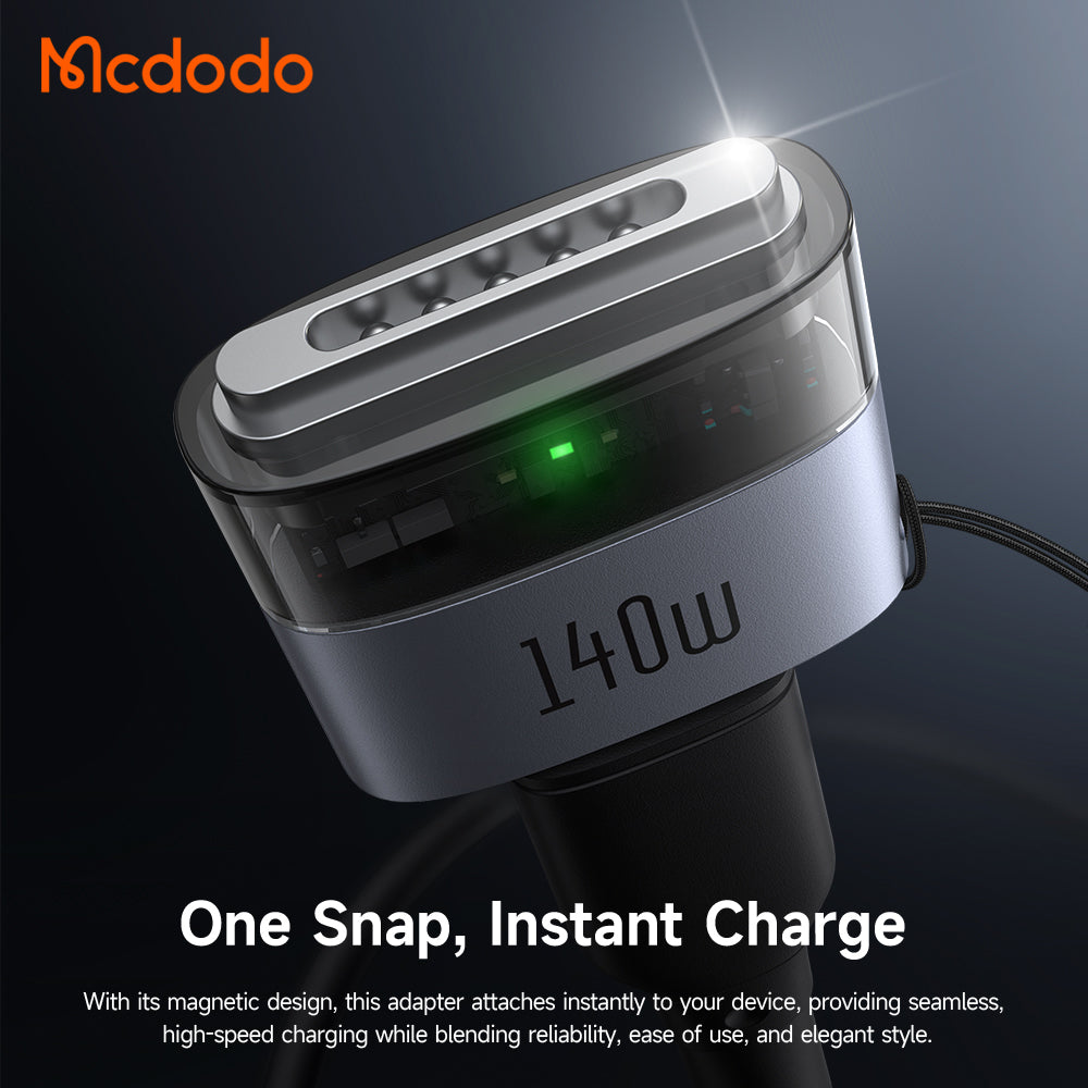 Adaptor Mcdodo OTG Type-C la MagSafe 3 (OT-8850), Aluminiu, Negru