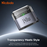 Adaptor Mcdodo OTG Type-C la MagSafe 3 (OT-8850), Aluminiu, Negru