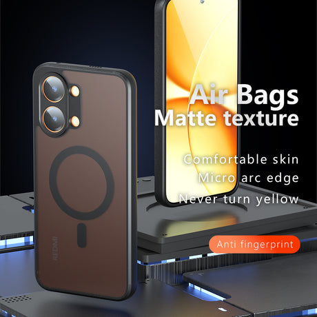 Husa de protectie Techsuit PureFrost MagSafe compatibil cu Oppo A6x 4G / Oppo A6x 5G / Oppo A6k 4G, Negru