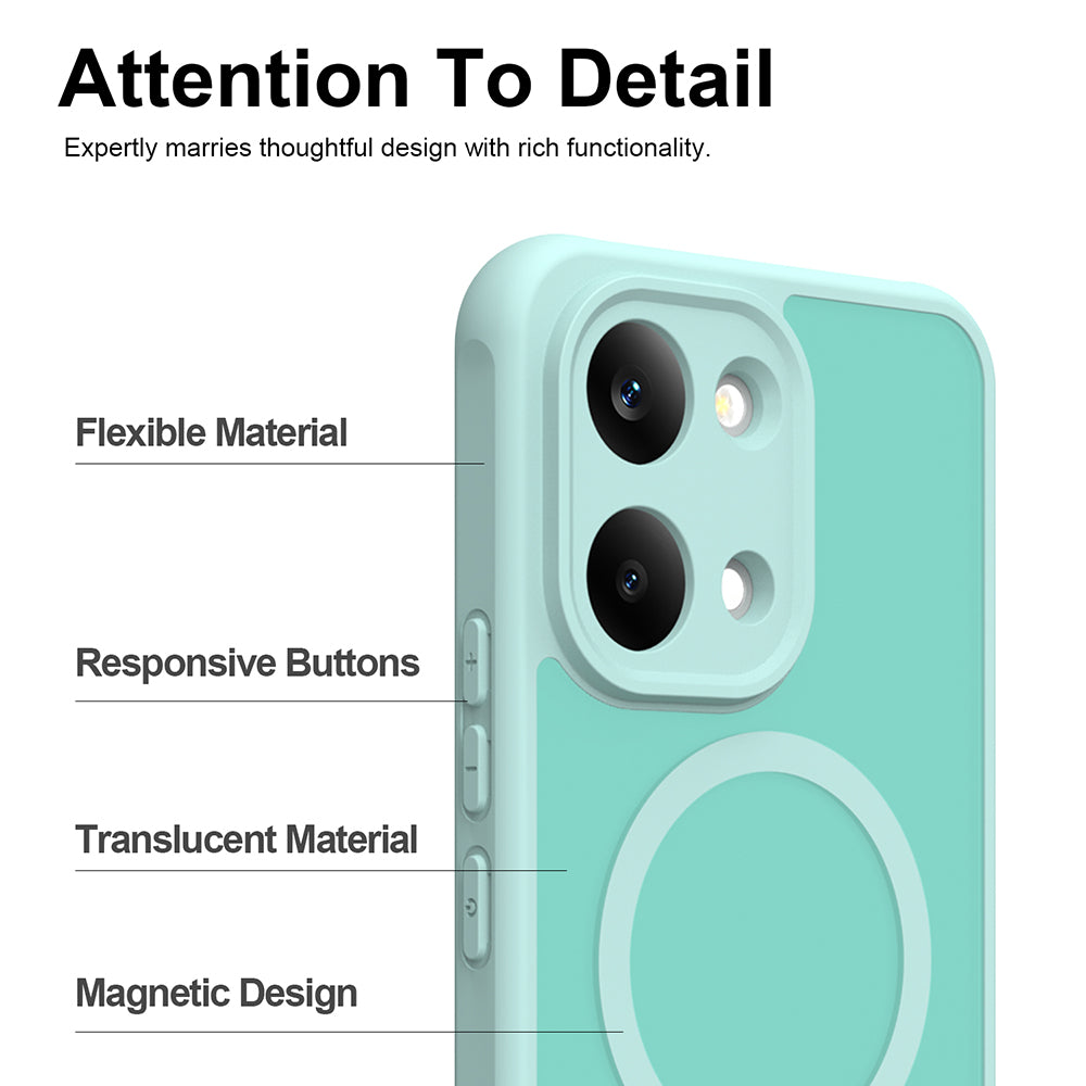 Husa de protectie Techsuit HaloFrost II MagSafe compatibil cu Xiaomi Poco X8 Pro Max, Verde Menta