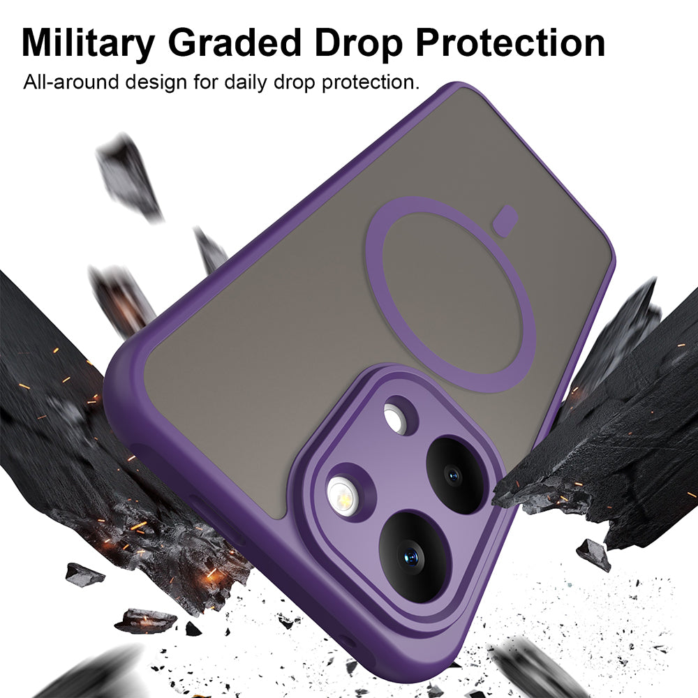 Husa pentru Xiaomi Poco X8 Pro Max - Techsuit HaloFrost II MagSafe - Purple