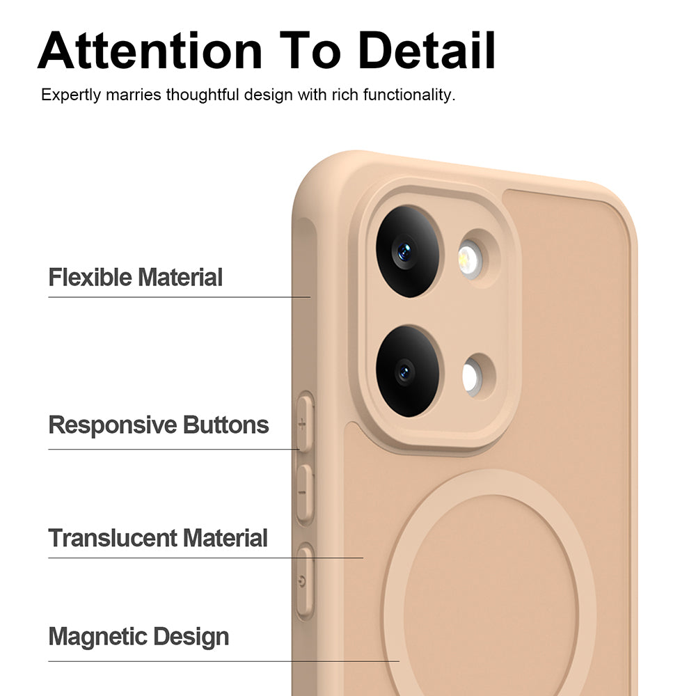 Husa de protectie Techsuit HaloFrost II MagSafe compatibil cu Xiaomi Poco X8 Pro Max, Auriu