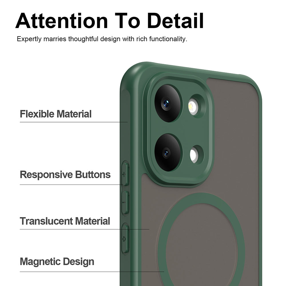 Husa pentru Xiaomi Poco X8 Pro Max - Techsuit HaloFrost II MagSafe - Green