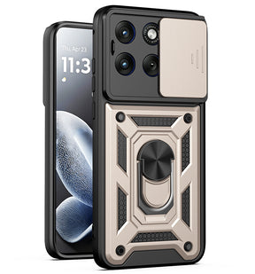 TechSuit Husa de protectie Techsuit CamShield Series compatibil cu Motorola Edge 70 Fusion, Auriu