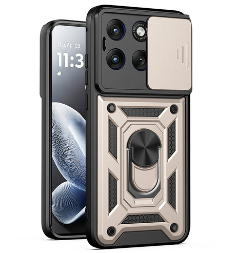 TechSuit Husa de protectie Techsuit CamShield Series compatibil cu Motorola Edge 70 Fusion, Auriu