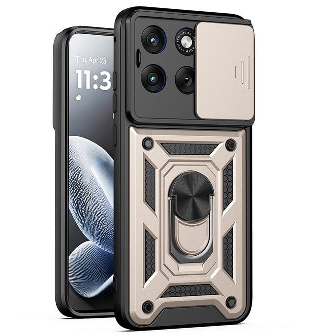 TechSuit Husa de protectie Techsuit CamShield Series compatibil cu Motorola Edge 70 Fusion, Auriu