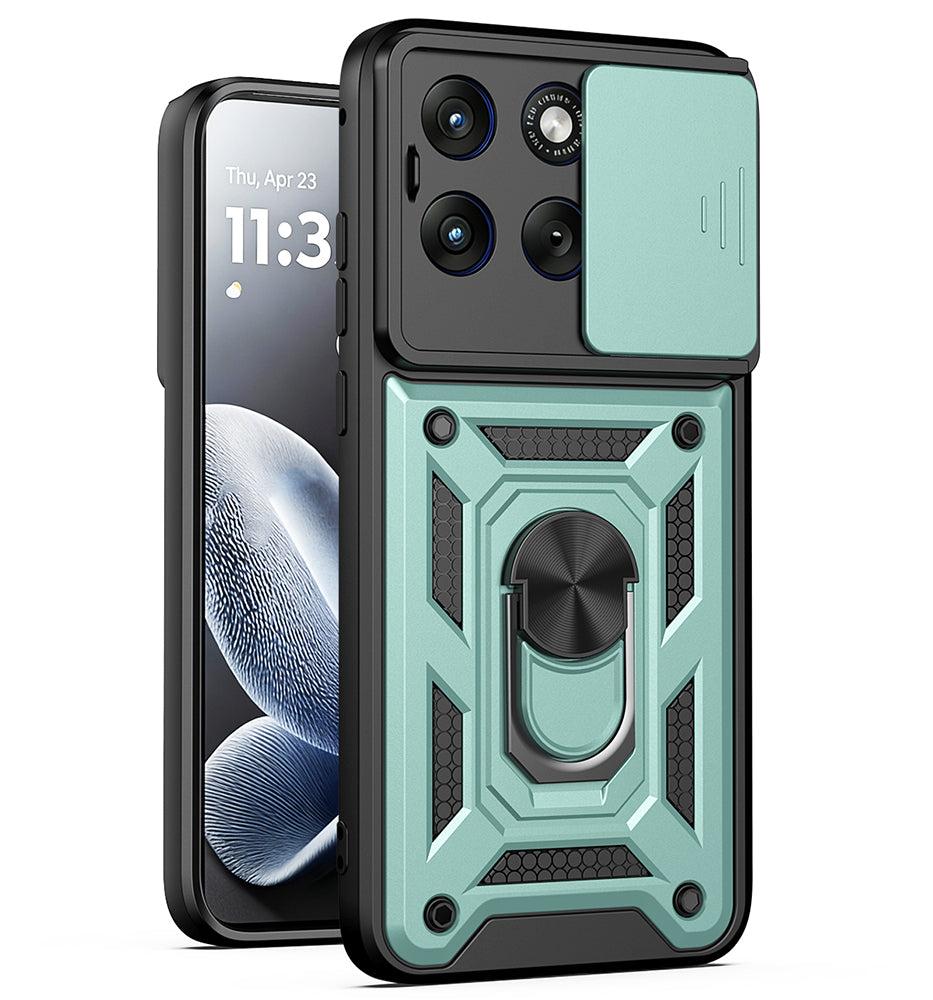 TechSuit Husa de protectie Techsuit CamShield Series compatibil cu Motorola Edge 70 Fusion, Verde