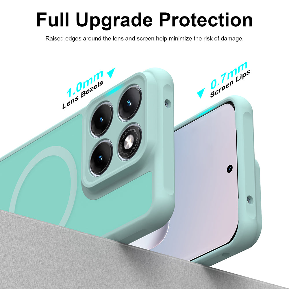 Husa pentru Motorola Edge 70 Fusion - Techsuit HaloFrost II MagSafe - Mint Green