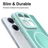 Husa pentru Motorola Edge 70 Fusion - Techsuit HaloFrost II MagSafe - Mint Green