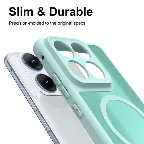 Husa pentru Motorola Edge 70 Fusion - Techsuit HaloFrost II MagSafe - Mint Green