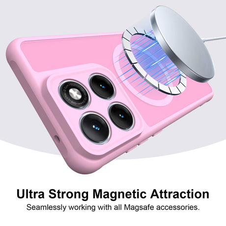 Husa pentru Motorola Edge 70 Fusion - Techsuit HaloFrost II MagSafe - Pink