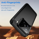 TechSuit Husa de protectie Techsuit Carbon Silicone compatibil cu Oppo A6 Pro 4G / A6 Pro 5G, Albastru – imagine 2