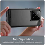 TechSuit Husa de protectie Techsuit Carbon Silicone compatibil cu Oppo A6 Pro 4G / A6 Pro 5G, Albastru – imagine 4