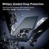 TechSuit Husa de protectie Techsuit Carbon Silicone compatibil cu Motorola Edge 70 Fusion, Albastru – imagine 6