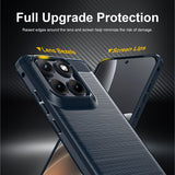 TechSuit Husa de protectie Techsuit Carbon Silicone compatibil cu Motorola Edge 70 Fusion, Albastru – imagine 3